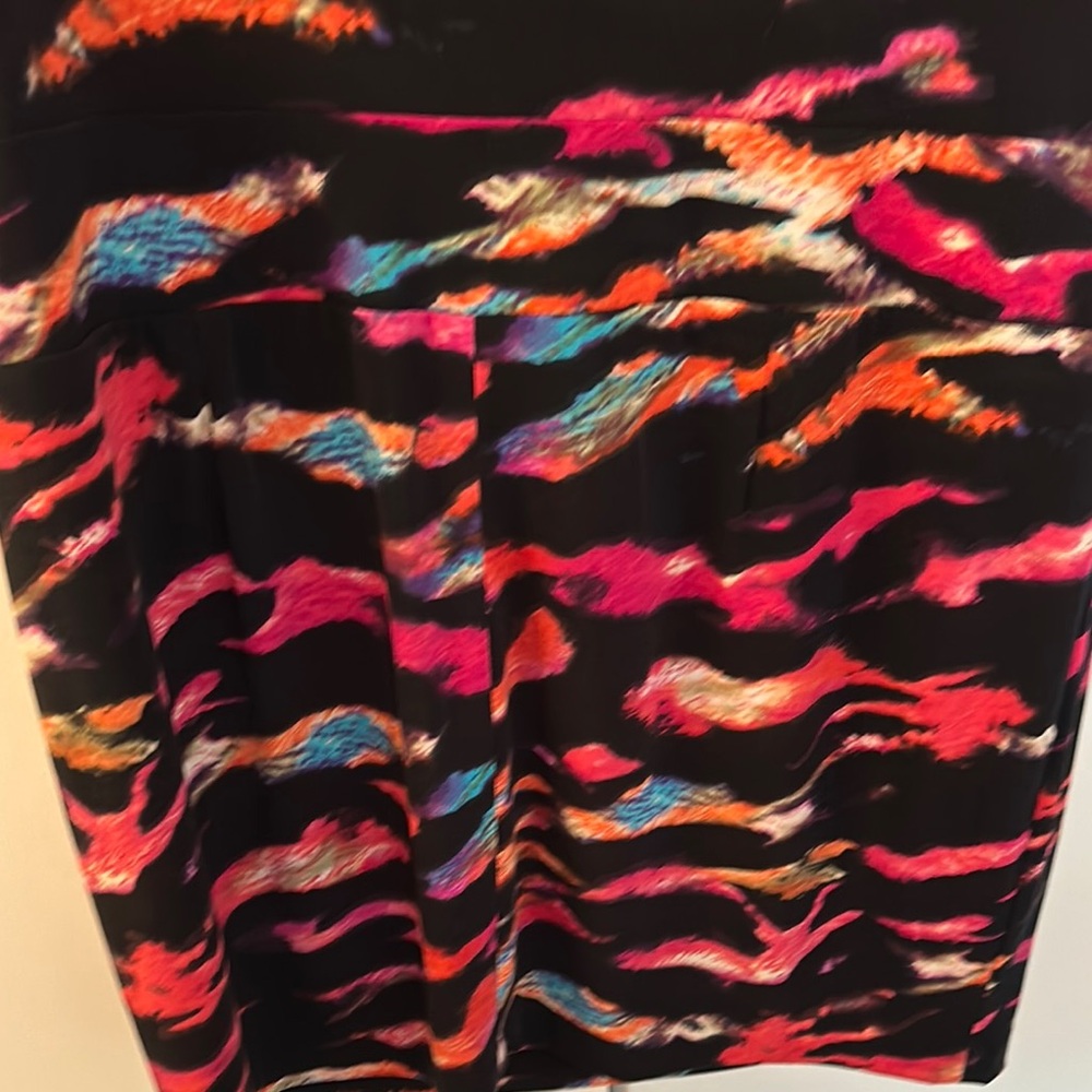 Colorful Abstract Print Dress - Picture 11 of 11
